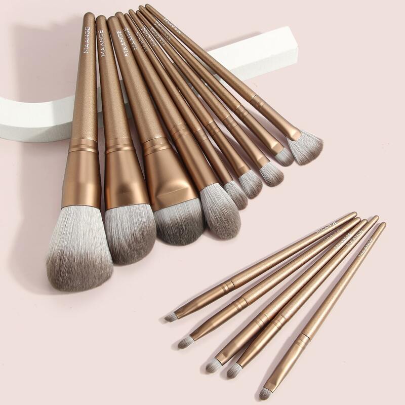 

14pcs Makeup Brush Set, Gold