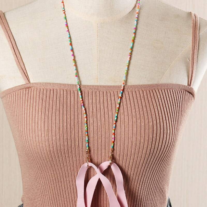 

Beaded Face Cover Lanyard, Multicolor