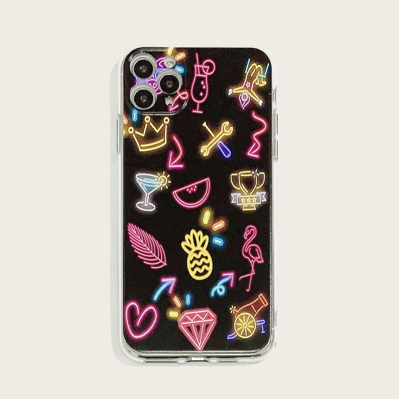 

Cartoon Graphic iPhone Case, Multicolor