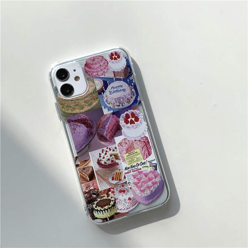 

Cake Print iPhone Case, Multicolor