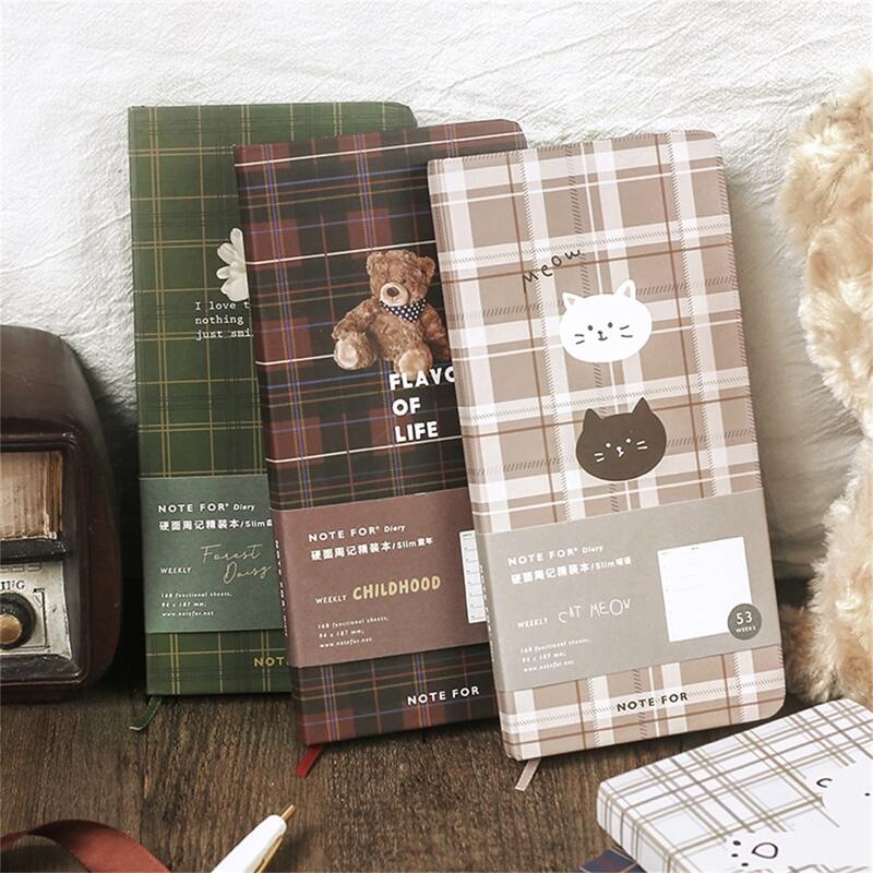 

1pc Random Pattern Cover Notebook, Multicolor