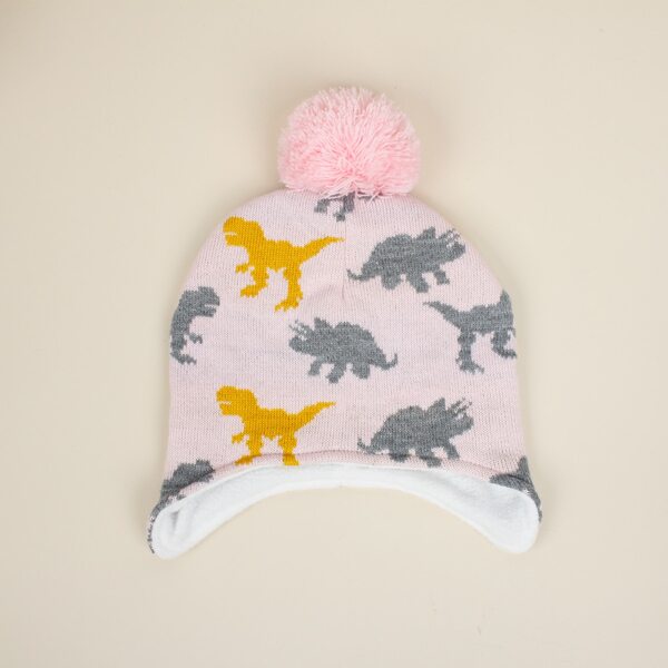 

Toddler Kids Animal Pattern Hat, Pink