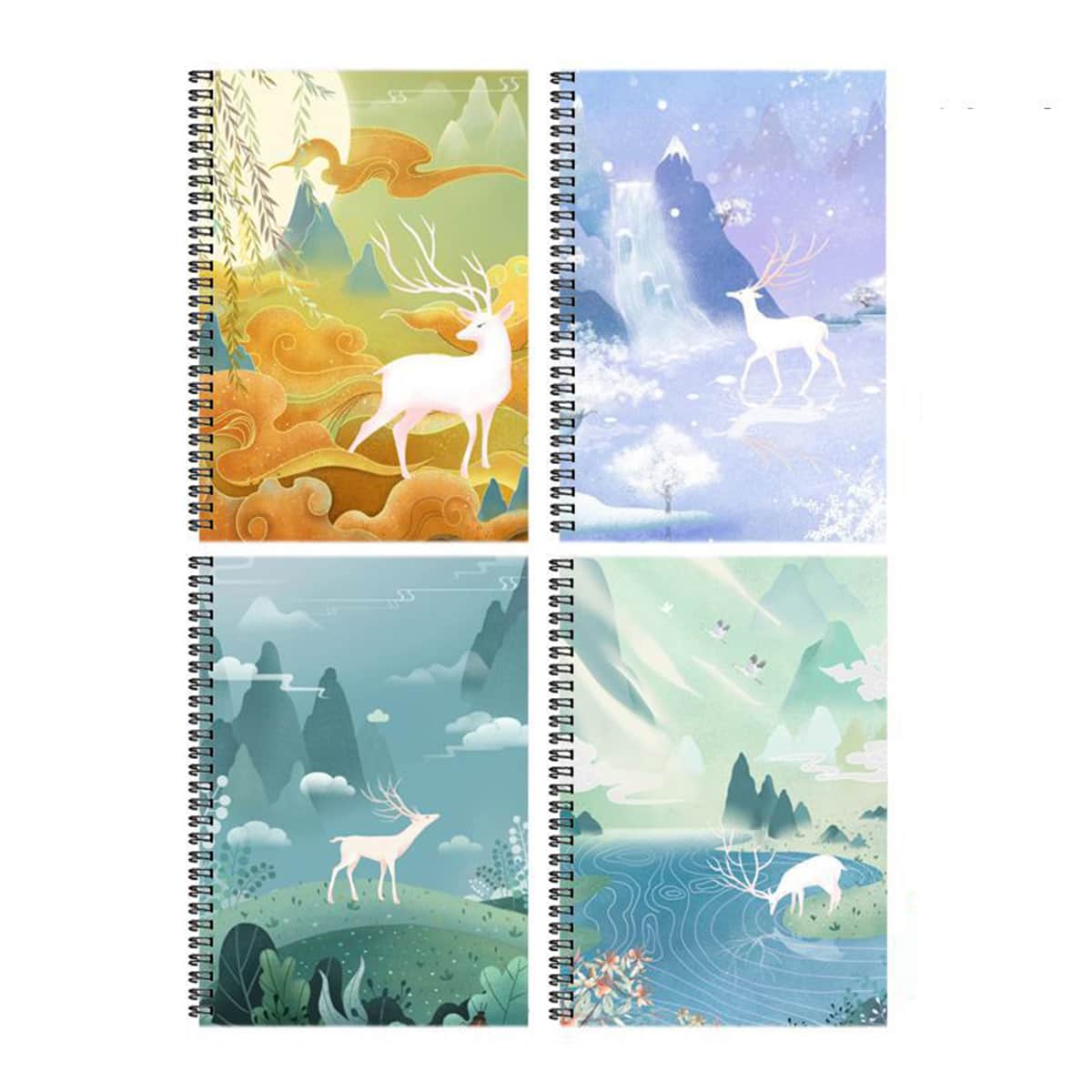 

1pc Cartoon Graphic Random Notebook, Multicolor