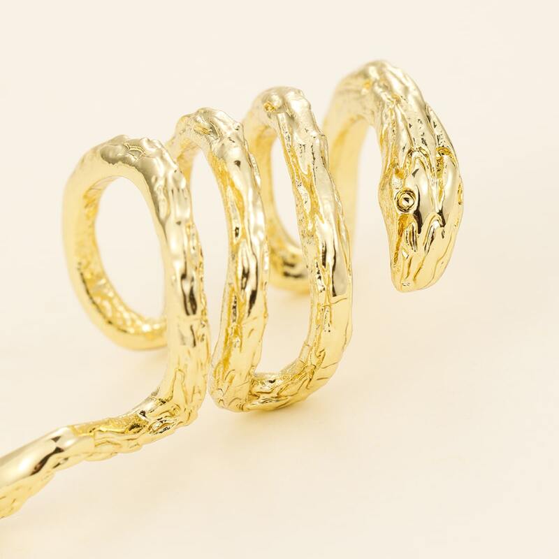 

Snake Layered Ring, Gold