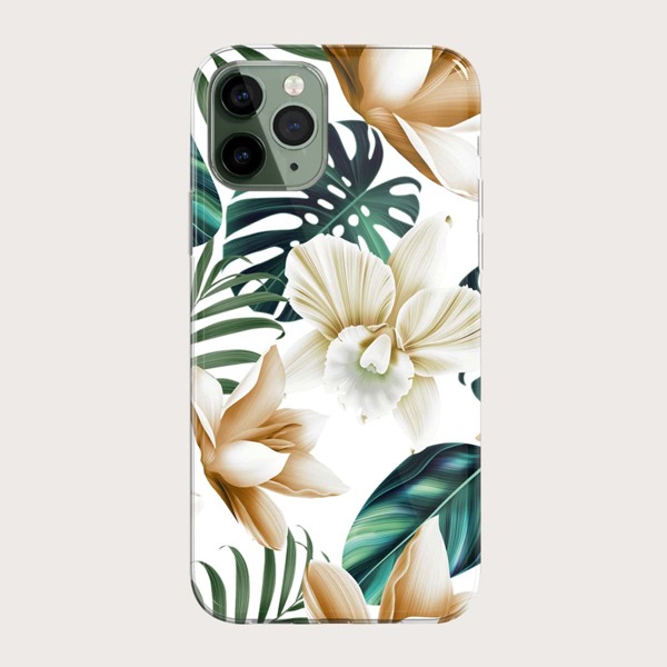 

Чехол для iPhone с цветочным принтом, Многоцветный