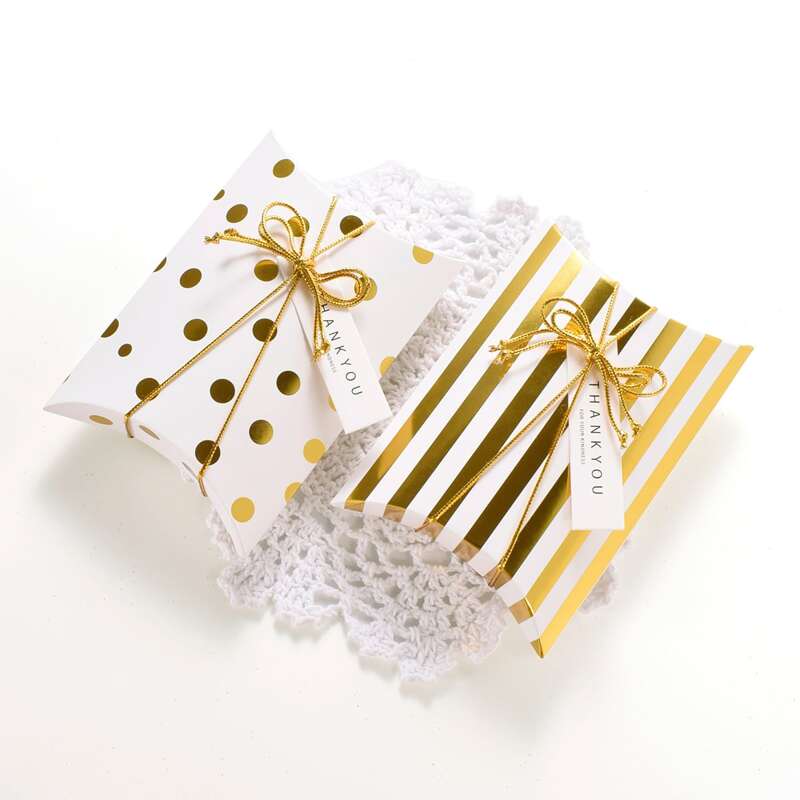 

10pcs Hot Stamping Package Box, Multicolor