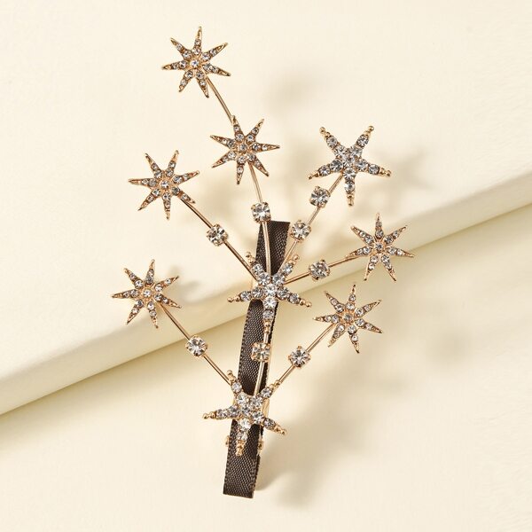

Rhinestone Star Decor Hair Clip, Multicolor