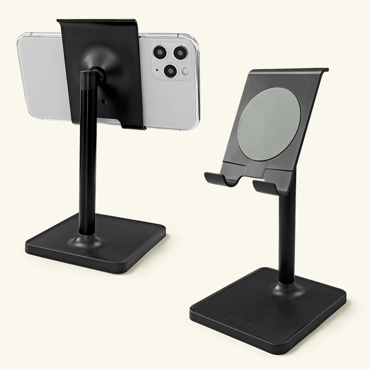 

1pc Desktop Phone Holder, Black