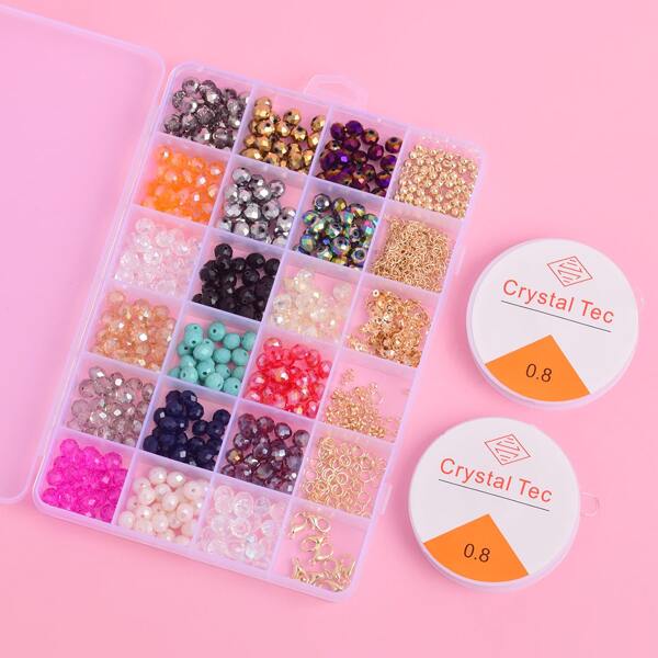 

Girls DIY Crystal Decor Jewelry Set, Multicolor