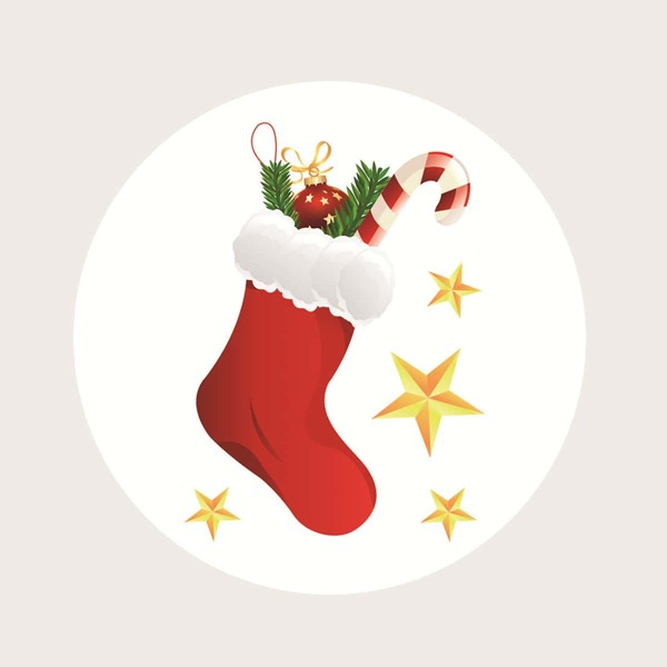 

Christmas Sock Pattern Pop-Out Phone Grip, Multicolor