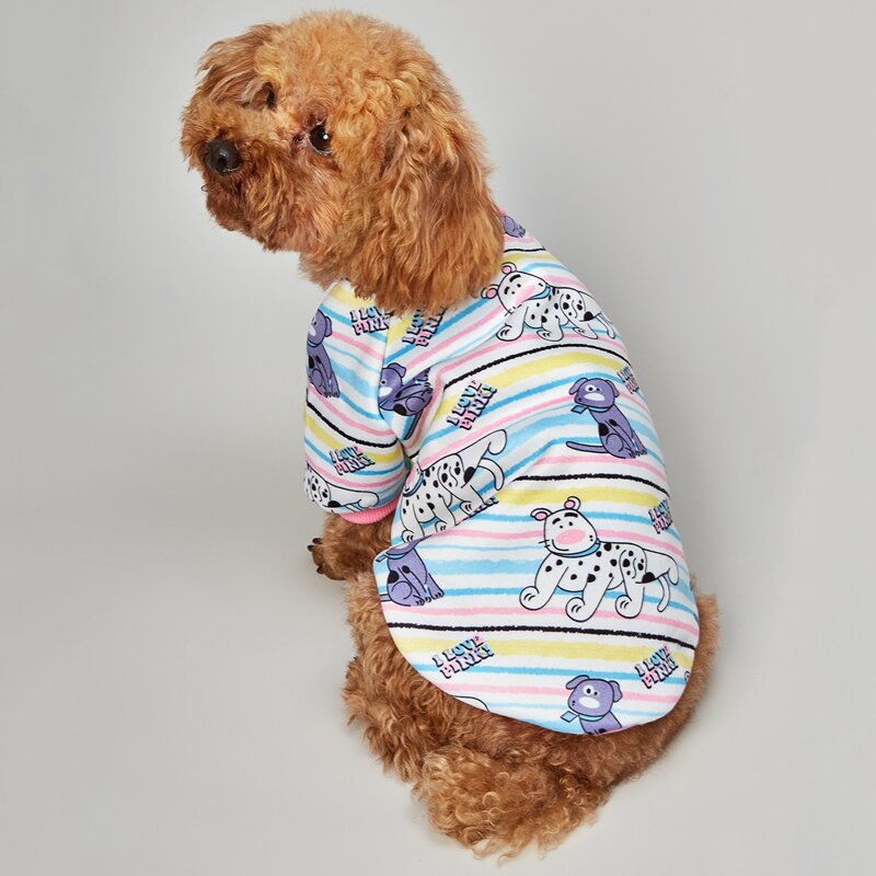 

Cartoon Graphic Dog Sweatshirt, Multicolor