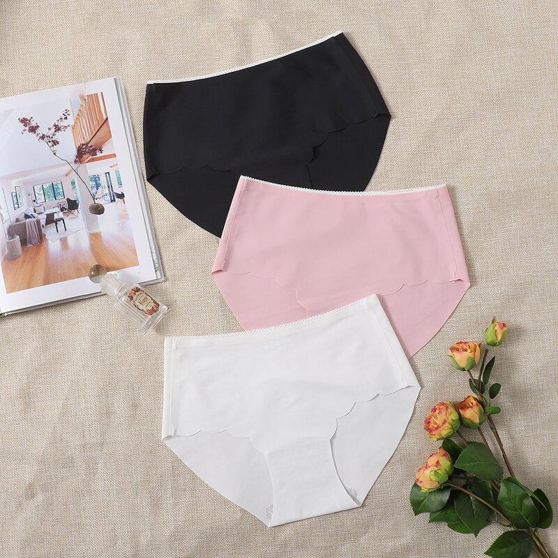 

3pack Scallop Panty Set, Multicolor