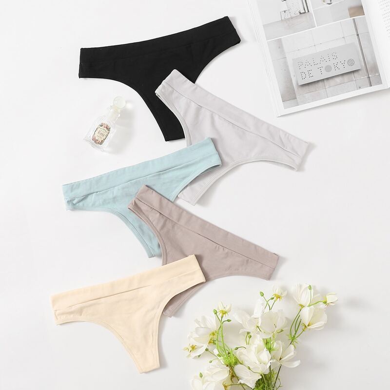 

5pack Simple Panty Set, Multicolor