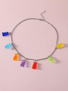 Mặt dây chuyền gấu hoạt hình - Nhiều màu - Xem 1