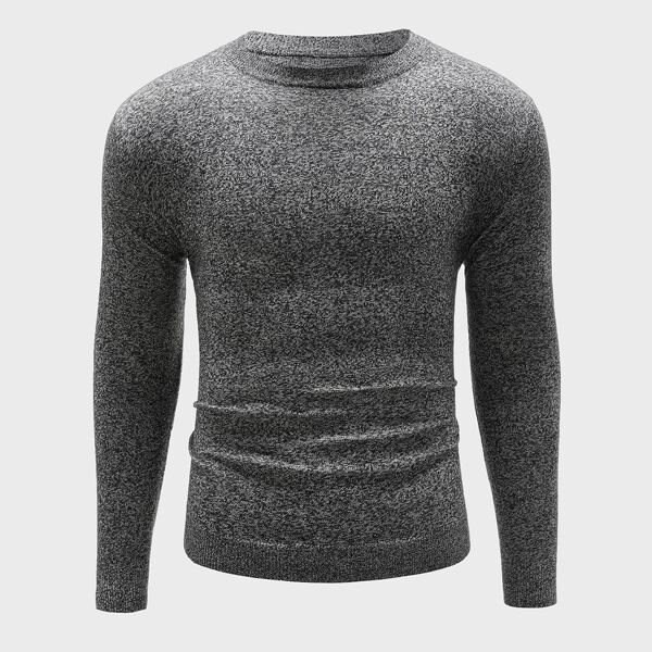 

Men Heather Gray Sweater, Grey