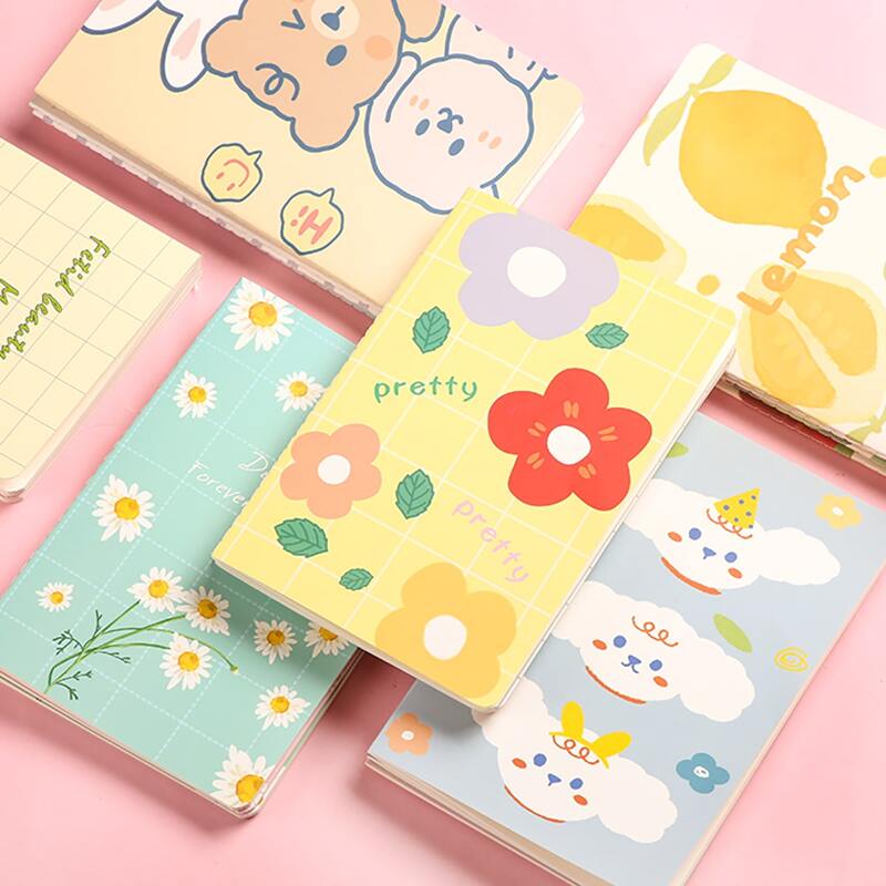 

2packs Cartoon Graphic Cover Random Notebook, Multicolor