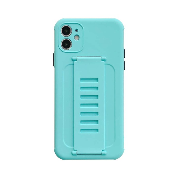 

Solid iPhone Case With Belt Loop Kickstand, Mint blue