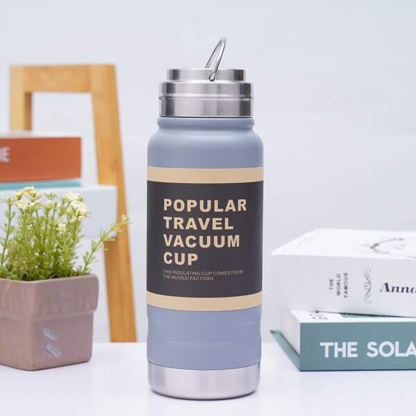 

1pc Portable Vacuum Cup, Dusty blue