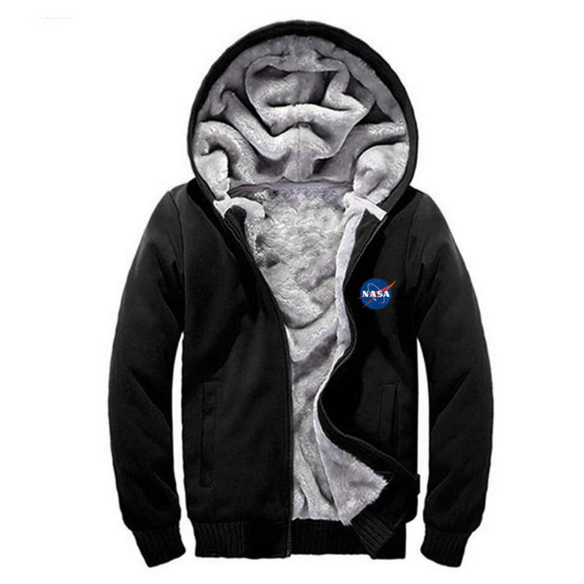 

Guys Letter Graphic Zip Up Hoodie, Black