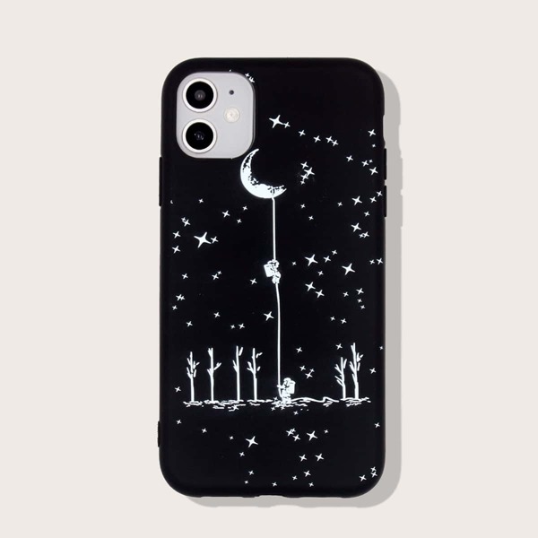 

Astronaut & Star Print iPhone Case, Multicolor