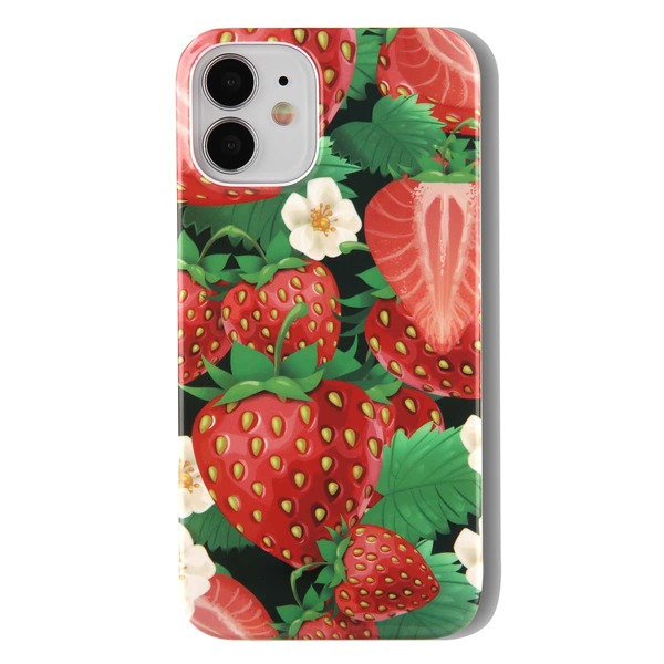 

Strawberry Print iPhone Case, Multicolor