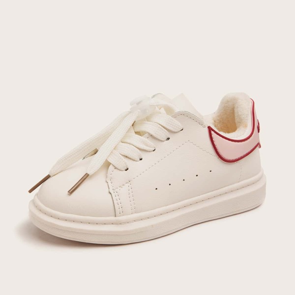 

Girls Lace-up Front Skate Shoes, Pink