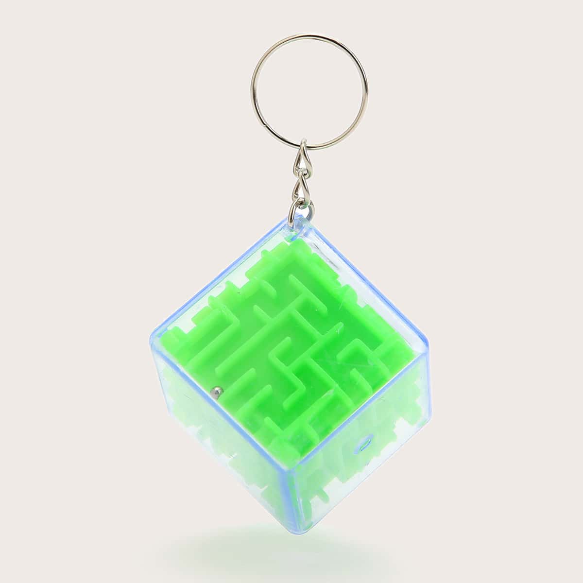 

Geo Charm Keychain, Green