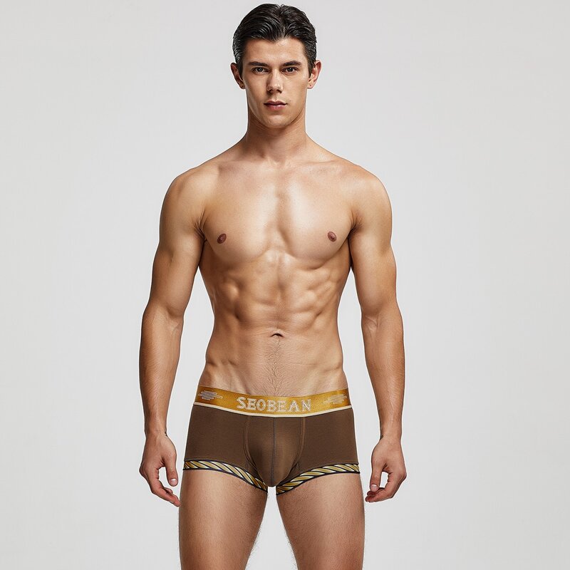 

Guys Letter Graphic Boxer Brief, Coffee brown