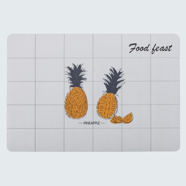 

Pineapple Print Placemat, Multicolor