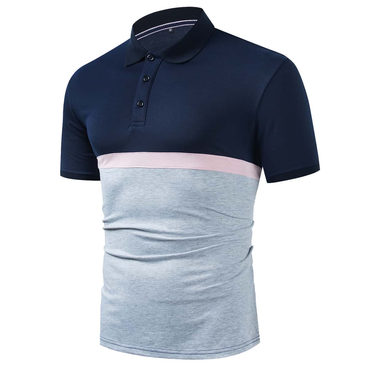 

Guys Cut And Sew Polo Shirt, Multicolor