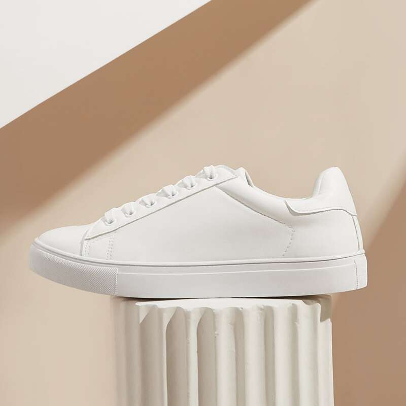 

Lace-up Front Skate Shoes, White