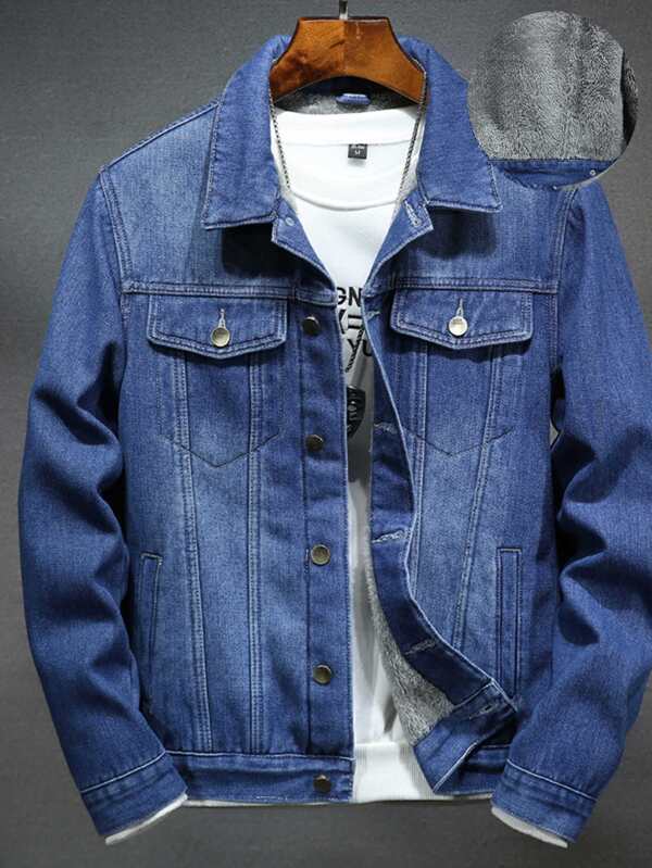 teddy lined denim jacket