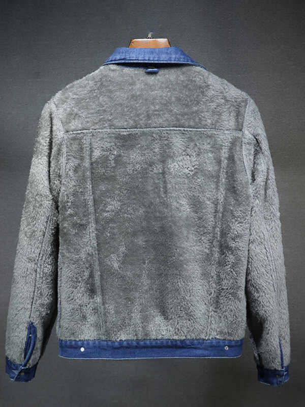 teddy lined denim jacket
