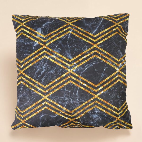 

Marble Pattern Cushion Cover Without Filler, Multicolor