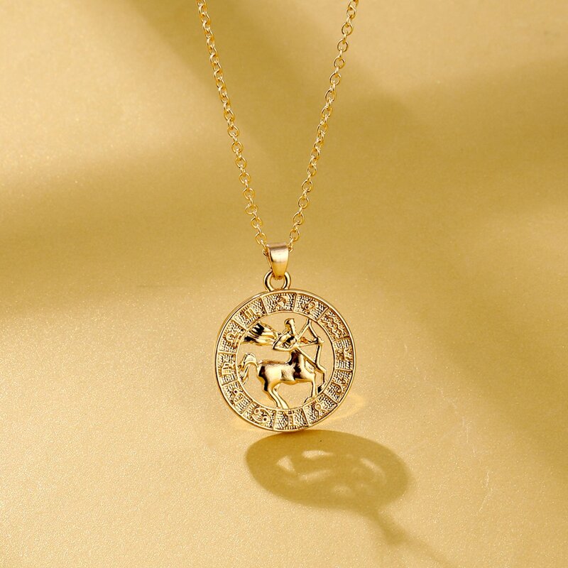 

Sagittarius Ring Choker, Gold