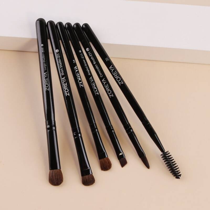 

6pcs Eyeshadow Makeup Brush, Black