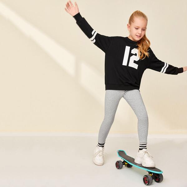 

Girls Varsity Print Pullover & Leggings Set, Multicolor