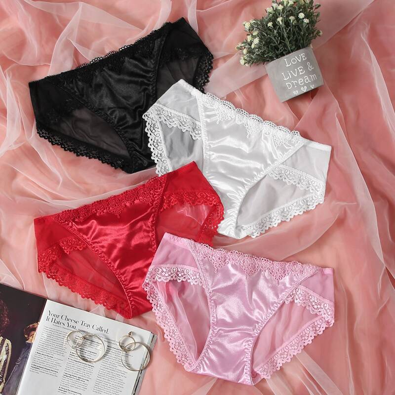 

4pack Lace Panty Set, Multicolor