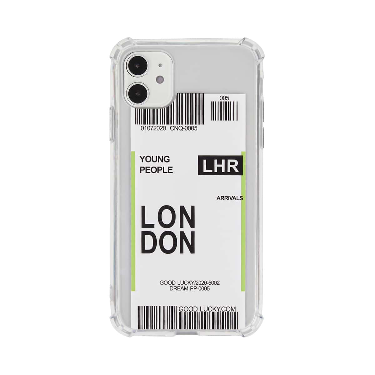 

Label Print iPhone Case, Multicolor