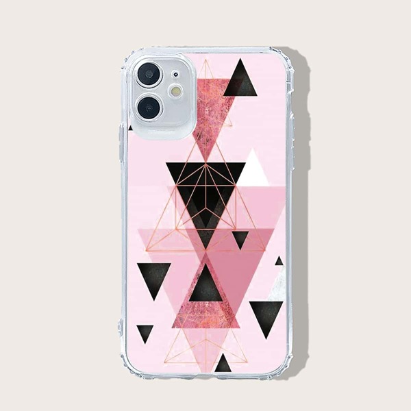 

Geometric Print iPhone Case, Multicolor