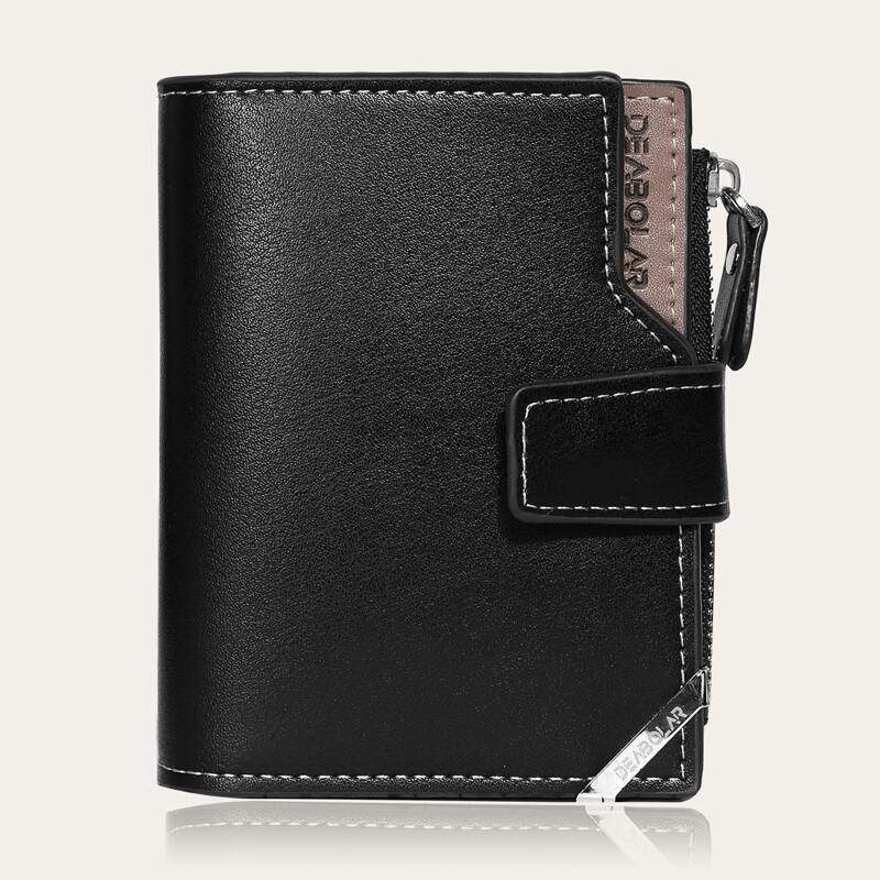 

Simple Zip Purse, Black