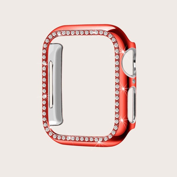

Rhinestone Decor iWatch Case, Burgundy