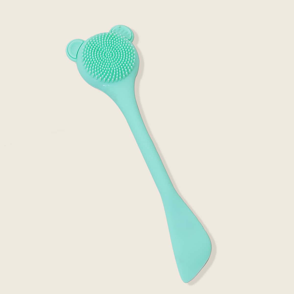

2 In 1 Facial Cleansing Brush & Mask Brush, Mint green