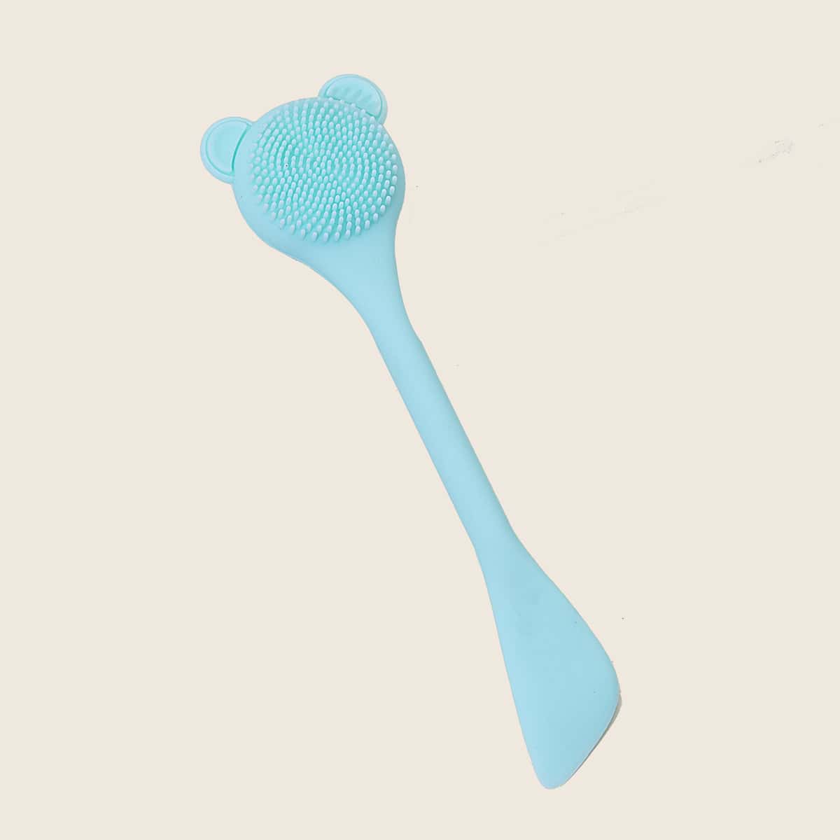 

2 In 1 Facial Cleansing Brush & Mask Brush, Blue
