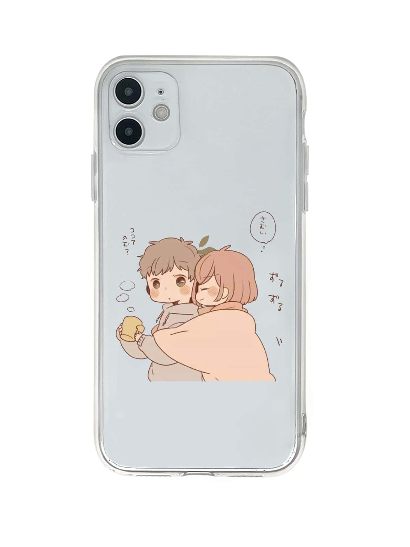 Girl & Boy Print Case Compatible With iPhone - Multicolor - View 1