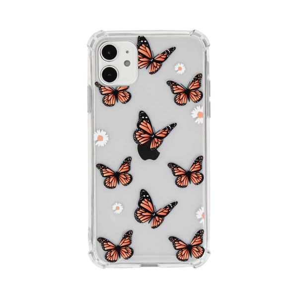 

Floral & Butterfly Print iPhone Case, Multicolor
