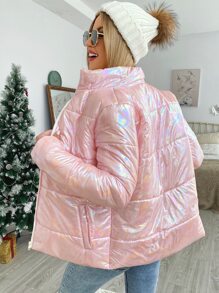 doudoune holographique