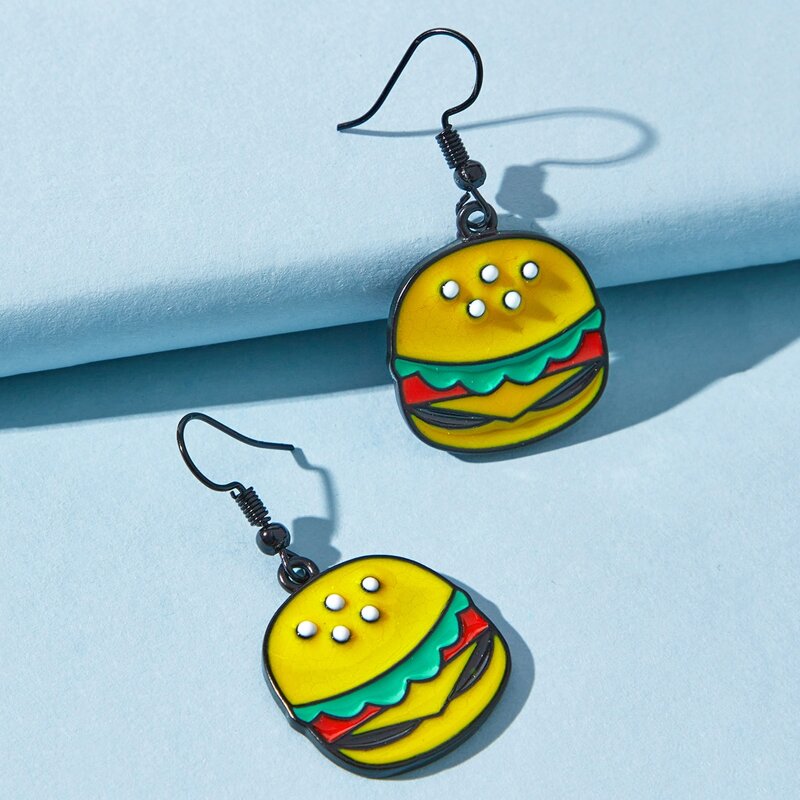

Hamburger Drop Earrings, Multicolor
