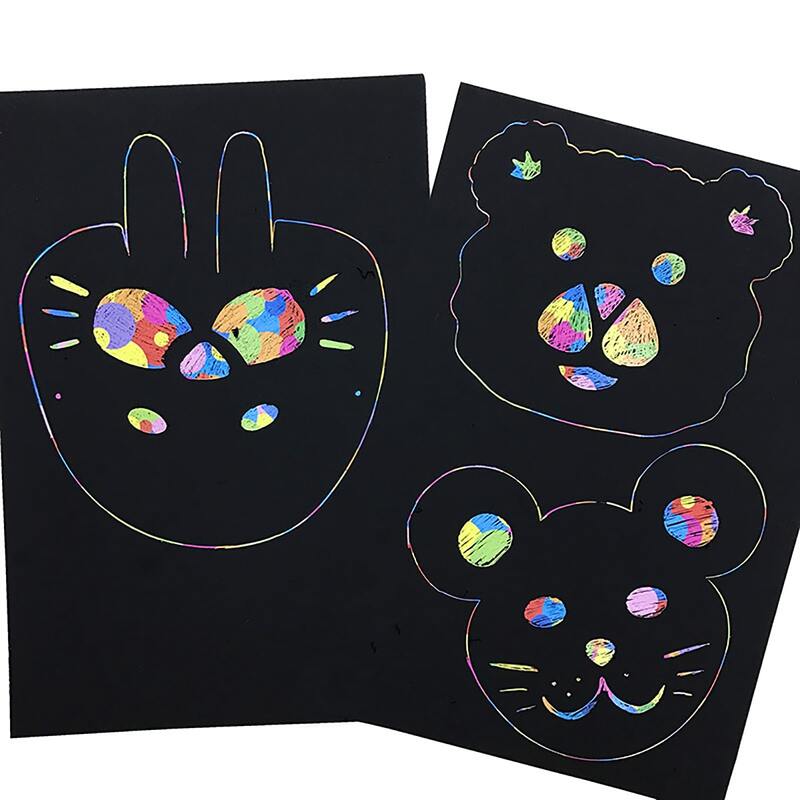 

1set DIY Scratch Paper, Black