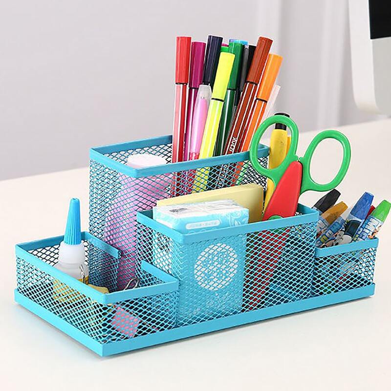 

1pc Multifunction Pen Holder, Blue
